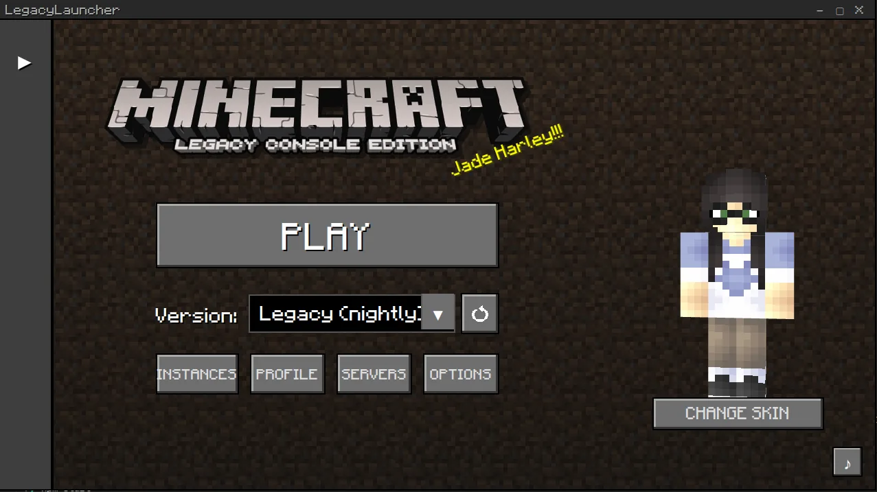 Official LegacyLauncher desktop interface for Minecraft Legacy Console Edition